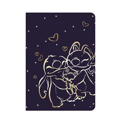 Coolpack - 32 lapos A/5 jegyzetfüzet - Disney Gold - Stitch - kockás (96205PTR)