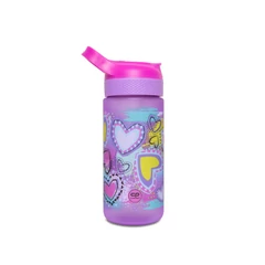 Coolpack - Bibby műanyag kulacs 420 ml - Pastel Heart (Z08832)