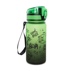 Coolpack - Brisk Mini műanyag kulacs 400 ml - Game Over Gradient Green (Z17969)