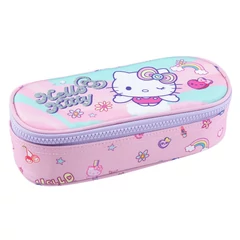 Coolpack - Campus ovális tolltartó - Hello Kitty - Pink (F062025)