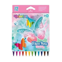 Colorino 12 színű filctoll - Pillangós