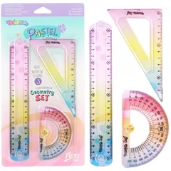 Coolpack - Colorino 3 db-os vonalzó szett - Pastel (03270PTR)