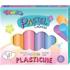 Coolpack - Colorino 6 színű gyurma - Pastel (84972PTR)