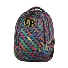 Coolpack - Combo 2 az 1-ben iskolatáska, hátizsák - 3 rekeszes - Rainbow Stripes