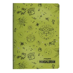 Coolpack - Disney - Mandalorian 60 lapos A/5 jegyzetfüzet - kockás - háromféle (60701PTR)