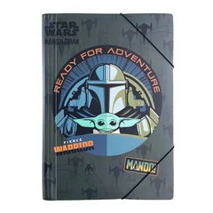 Coolpack - Disney - Mandalorian A/3 műanyag gumis mappa (79512PTR)