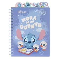 Coolpack - Disney - Stitch A/5 spirálfüzet - Hora de un cuento - kockás (75071PTR)