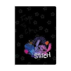 Coolpack - Disney Stitch - Black 60 lapos A/5 jegyzetfüzet - kockás - Chill (91637PTR)