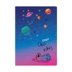 Coolpack - Disney Stitch - Black 60 lapos A/5 jegyzetfüzet - vonalas - Chill vibes (91644PTR)