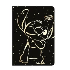 Coolpack - Disney Stitch - Gold 32 lapos A/5 füzet - kockás (96212PTR)