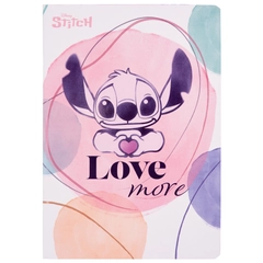 Coolpack - Disney Stitch - Love more 60 lapos A/5 jegyzetfüzet - kockás (74920PTR)