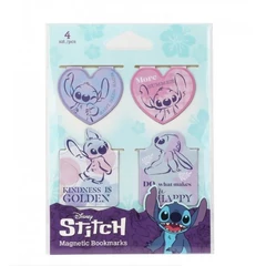 Coolpack - Disney - Stitch mágneses könyvjelző - 4 db-os - Kindness is Golden (75378PTR)