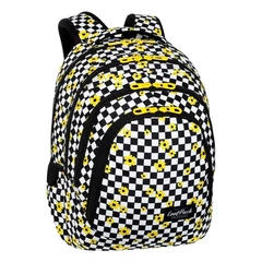 Coolpack - Drafter 3 iskolatáska, hátizsák - 4 rekeszes - Chess Flow