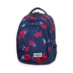 Coolpack - Drafter Red Poppy iskolatáska, hátizsák - 4 rekeszes (B05025)
