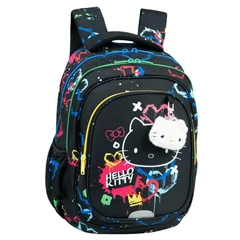 Coolpack - Fast iskolatáska, hátizsák - 2 rekeszes - Hello Kitty - Black Neon (F163034)