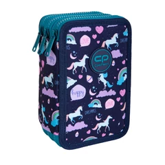 Coolpack - Jumper felszerelt 3 emeletes tolltartó - Happy Unicorn