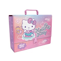 Coolpack - Kemény fedeles A/4 gumis mappa - 9 cm - Hello Kitty - Pink (13174PTR)