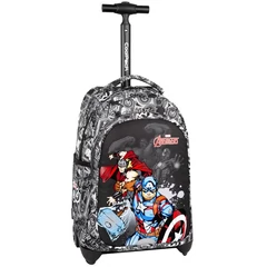 Coolpack - Jack gurulós iskolatáska, hátizsák - 2 rekeszes - Disney Avengers (F107778)