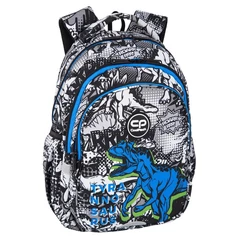 Coolpack - Jerry ergonomikus iskolatáska, hátizsák - 3 rekeszes - T-Rex (F029853)