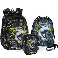 Coolpack - Jerry ergonomikus iskolatáska szett - Stars - felszerelt 3 emeleteses tolltartóval (F029966-2-szett)