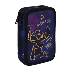 Coolpack - Jumper 2 felszerelt 2 emeletes tolltartó - Disney - Stitch  Gold (F066948)