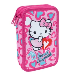 Coolpack - Jumper 2 felszerelt 2 emeletes tolltartó - Hello Kitty - Sweet Leopard (F066035)