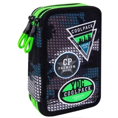 Coolpack - Jumper 3 FELSZERELT 3 emeletes tolltartó - Badges Boys - Grey (B67150)