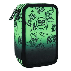 Coolpack - Jumper 3 felszerelt 3 emeletes tolltartó - Gradient Green - Game Over (F067969)