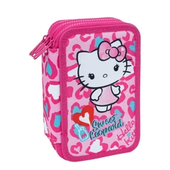 Coolpack - Jumper 3 felszerelt 3 emeletes tolltartó - Hello Kitty - Sweet Leopard (F067035)
