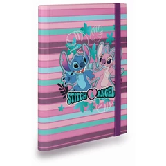 Coolpack - Kemény fedeles A/5 gumis mappa - Disney Fashion - Stitch - Angel (78447PTR)