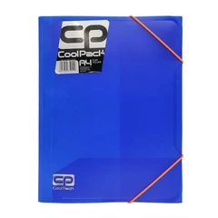 Coolpack - Neon műanyag gumis mappa A/4 - Blue (52122CP)
