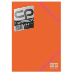 Coolpack - Neon műanyag gumis mappa A/4 - Orange (52139PTR)