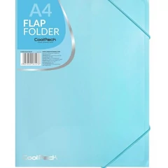 Coolpack - Colorino Pastel gumis mappa A/4 - Blue