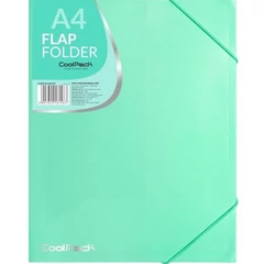 Coolpack - Colorino Pastel gumis mappa A/4 - Green