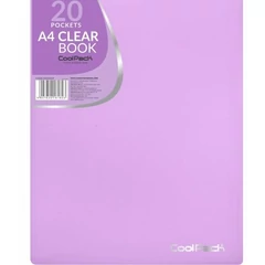 Coolpack - Colorino Pastel A/4 irattartó mappa 20 db genotherm-mel - Purple