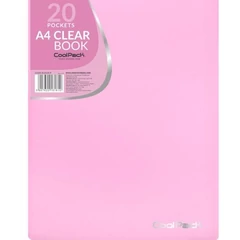 Coolpack - Colorino Pastel A/4 irattartó mappa 20 db genotherm-mel - Pink