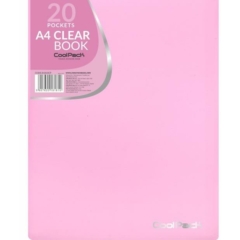 Coolpack - Colorino Pastel A/4 irattartó mappa 20 db genotherm-mel - Pink