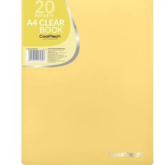 Coolpack - Colorino Pastel A/4 irattartó mappa 20 db genotherm-mel - Yellow