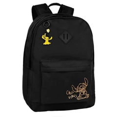 Coolpack - Scout Pro iskolatáska, hátizsák - 2 rekeszes - Stitch - Black - Yellow (F096956)