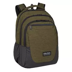 Coolpack - Soul ergonomikus iskolatáska, hátizsák - 3 rekeszes - Snow Olive Green (C10162)