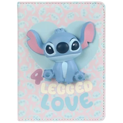 Coolpack - Squishy 3D - 100 lapos B/6 jegyzetfüzet - Disney Fashion - Stitch - Love (75224PTR)