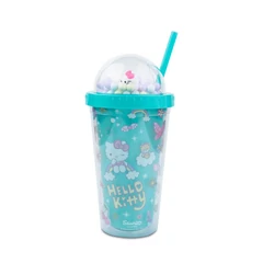 Coolpack - Szívószálas műanyag pohár 450 ml - Hello Kitty - Light Blue (10975PTR)