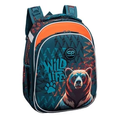 Coolpack - Turtle ergonomikus iskolatáska, hátizsák - 2 rekeszes - Bear (F015968)