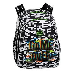Coolpack - Turtle ergonomikus iskolatáska, hátizsák - 2 rekeszes - Game Over (F015679)