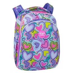 Coolpack - Turtle iskolatáska, hátizsák - 2 rekeszes - Pastel Heart (F015832)