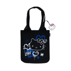 Coolpack - Wovem bevásárlótáska - Hello Kitty - Black Neon (F148034)