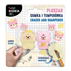 Kidea Állatkás radír és hegyező készlet (PUGUTKA)