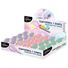 Kidea Dupla hegyező radírral - többféle (TGKAD)