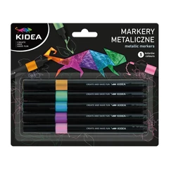 Kidea Metál szövegkiemelő készlet - 5 db-os (MMA5KA)