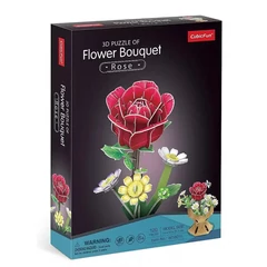 CubicFun 120 db-os 3D puzzle - Rózsa virágcsokor (W3301)